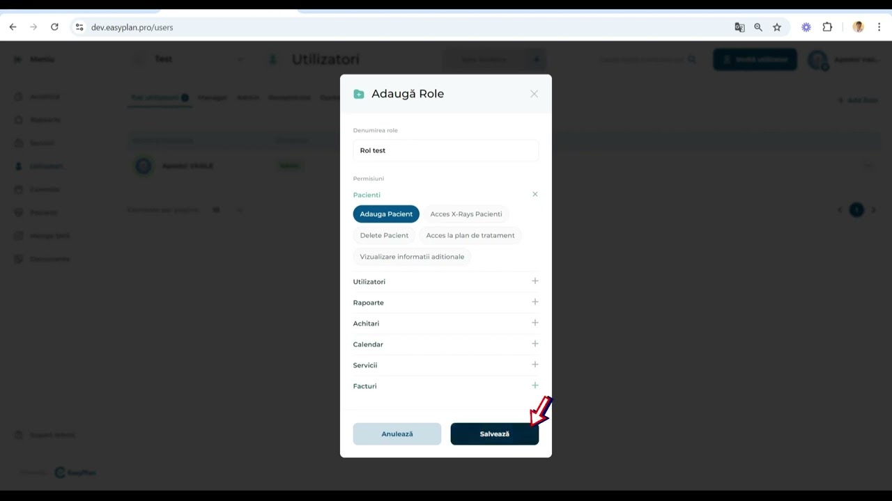 Ghid de utilizator - UTILIZATORI | EasyPlan